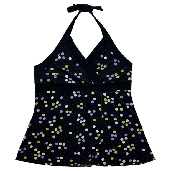 90’s Polka Dot Cropped Halter Top - Picture 1 of 6